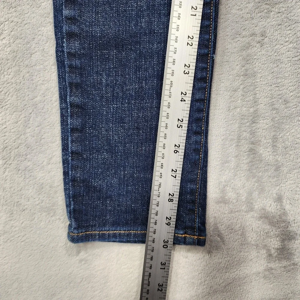 Old Navy Jeans‎ Womens 6 Blue The Sweetheart Mid Rise Skinny Stretch Denim
